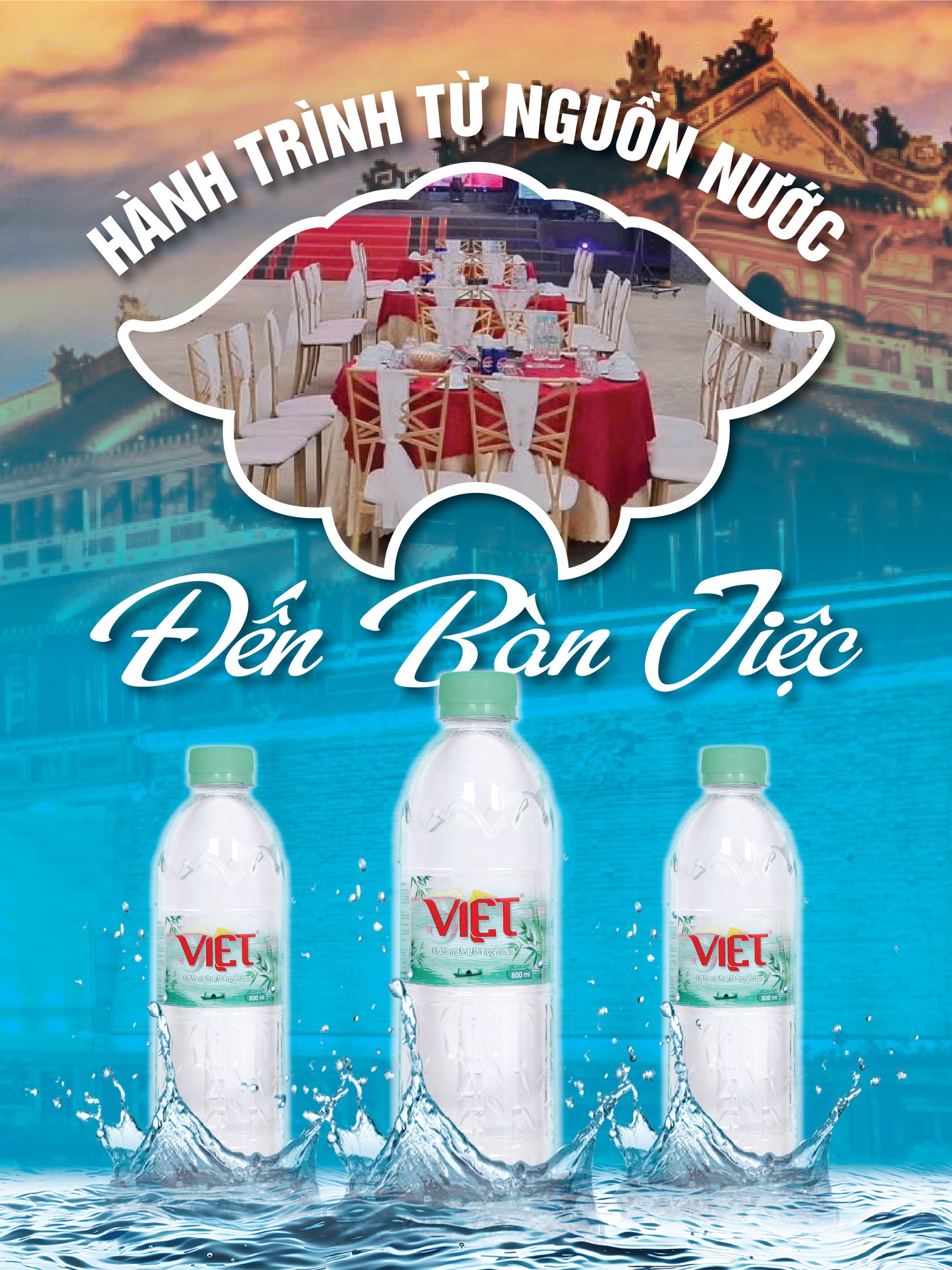 Hình ảnh nước uống tinh khiết - Nước Việt